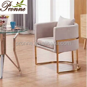 Sedia per <span class=keywords><strong>Clienti</strong></span> Salone di Bellezza Gambe Dorate/Sedia da <span class=keywords><strong>Ufficio</strong></span> Classica FP-C015 - Product Image 6