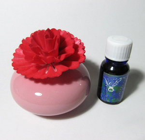De cerámica 100ml botella de perfume con aroma de color rojo/<span class=keywords><strong>rosa</strong></span>/blanco de fraganciasola flor difusor set de regalo - Product Image 1