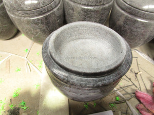 Urna de cremación de granito azul Bahama - Product Image 2