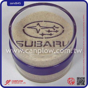 Rouleau de sable doré en acrylique forme cylindre, logo personnalisé, cadeaux promotionnels, poids en papier - Product Image 6