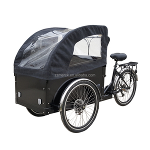 OEM di Disegno Grande di Caricamento Anteriore Famiglia Cargo Bike con Porta e Serratura Elettrica - Product Image 6