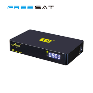 アンドロイド6.0 tvボックスfreesat v8天使dvb-s2 dvb-t2 dvb-c衛星受信機サポート<span class=keywords><strong>powervu</strong></span>オートデコーダ