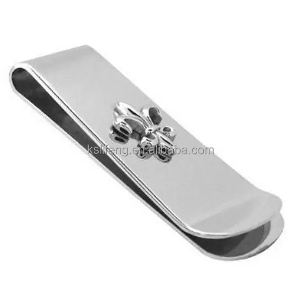 New Silver Money clip Stainless Money clips with Custom own logo