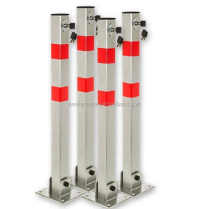 Barrière de <span class=keywords><strong>stationnement</strong></span> noir/argent jaune pour voiture, sans verrouillage, barrière de PARKING, <span class=keywords><strong>anti</strong></span>-vol, barrière de parking, poste - Product Image 2