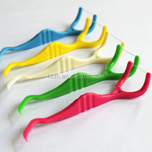 UHMWPE forma de Y selección de la seda dental floss mondadientes con mango largo - Product Image 2