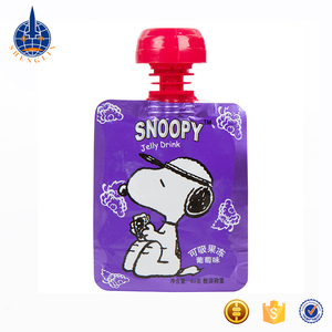 BPA bebé libre alimentos squeeze bolsa con tapa trago jugo de fruta envasado bolsa Caño - Product Image 1
