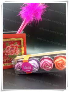 forme de <span class=keywords><strong>fleur</strong></span> sans flamme de bougie thé léger - Product Image 3