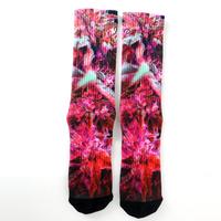 Chaussettes de sport personnalisées pour hommes, impression 3D, sublimation, vierges