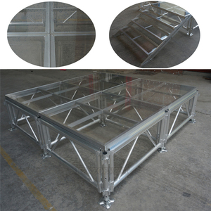 عرض أزياء الألومنيوم المحمولة الاكريليك المدرج أرضية مسرح - Product Image 4