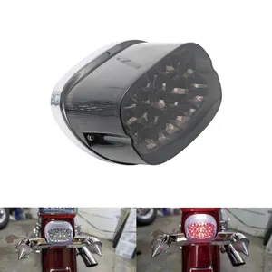 Задний фонарь для скутера Sportster Dyna Road King, светодиодный тормозной сигнал поворота для мотоцикла, светодиодный задний фонарь 24 В, сертифицированный задний фонарь