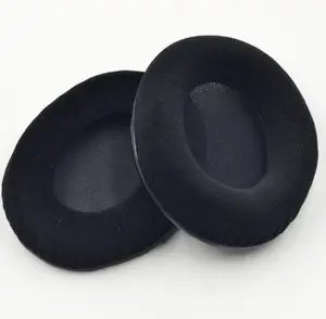 Velour Gaming Headset Kinston Hyper X Cloud II KHX-HSCP-GM headphones Replacement Ear Pad Cushion Cups Cover(Black)