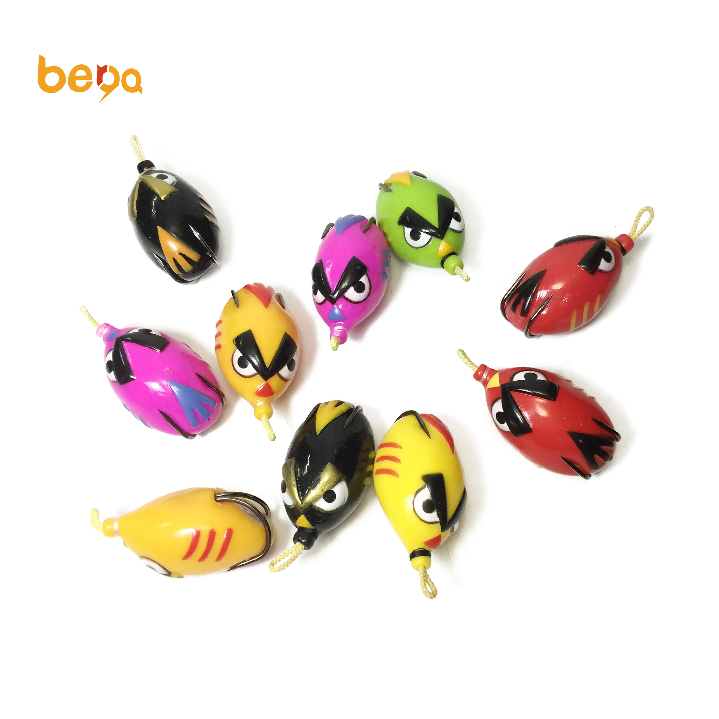 Soft Birds Rubber Ball Baits Top Water Soft Fish Lure China Fishing Tackle Wholesale Bass Fishing Bait