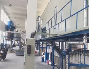Plc controllato automatico pvc cotone guanto di lattice che fa la macchina prezzi diretti della fabbrica