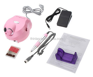 Kit Bor Kuku Elektrik, Mesin Manikur dan Pedikur Akrilik Set, Bor Kuku Elektrik Lengkap 35000Rpm dengan Pedal Kaki - Product Image 6