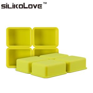 SILIKOLOVE Factory 4 Cavidad Rectángulo Forma Jabonera LFGB Platino Antiadherente BPA Libre <span class=keywords><strong>Silicona</strong></span> Jabón <span class=keywords><strong>Moldes</strong></span> - Product Image 2