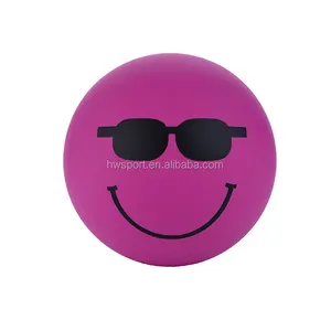 China Direct Factory Non Toxic High Bouncing Rubber Ball promotional purple hollow rubber ball toys