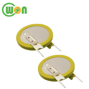 Tùy chỉnh đồng xu di động cr2335 cr2354 cr2332 <span class=keywords><strong>cr2330</strong></span> pin 3V 490mAh <span class=keywords><strong>lithium</strong></span> nút pin với Hàn pins tabs - Product Image 1