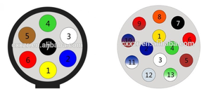 Arnés de Kit de cableado de remolque eléctrico, enchufe Universal de 13 Pines, bajo precio - Product Image 5