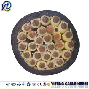 26 AWG 40 Core Super Fleksibel Kabel Kontrol PVC Terisolasi dan NBR Dilapisi