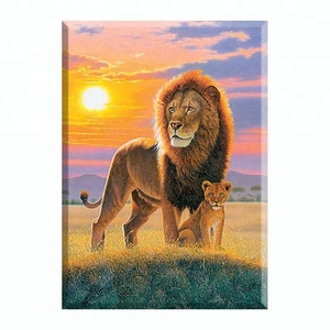 El más nuevo diseño decoración León moderno pinturas al óleo <span class=keywords><strong>del</strong></span> <span class=keywords><strong>arte</strong></span> - Product Image 1