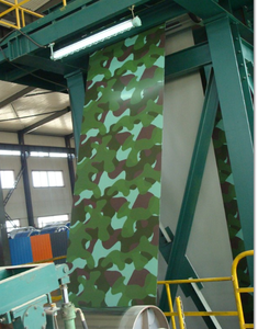 위장 색상 코팅 ks <span class=keywords><strong>PPGI</strong></span> 루핑 패널/시트 용 미리 페인트 된 아연 도금 강철 코일 - Product Image 4