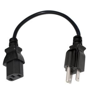 SVT 18AWG NEMA 5-15 C13 güç kablosu | 125V 10A | Sunucular için ağır PVC ceket |/adet/monitörler - Product Image 2