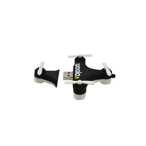 Uav 'S Vorm Speciale Gift 8G 16G 32G Worden Spoke Drone 30D Pvc Cartoon Usb Drive Kan Doen custom Design