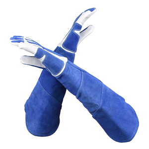 <span class=keywords><strong>Gant</strong></span> long en cuir jaune <span class=keywords><strong>anti</strong></span>-<span class=keywords><strong>morsure</strong></span> pour les oiseaux, les chiens, les serpents, les chats - Product Image 5
