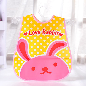 Printed EVA <strong>Plastic</strong> Waterproof Baby <strong>Bibs</strong> - Product Image 4
