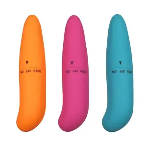 Vibradores Atacado Sex Shop Única Freqüência Realista Dildo Mulheres Massagem Corporal À Prova D' Água Bala Mini G Spot Vibrador