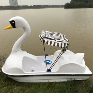 Дешевые двухместные водные лодки с педалью в виде лебедя для продажи