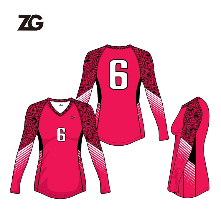 Red Volleyball Wholesale Custom Logo Printing Gear