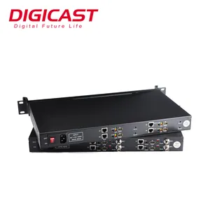 Digicast 4 通道 H.265/h.264 IPTV 流媒体 IPTV 高清 SDI 编码器有线电视 IPTV 编码器 4 * Full HD/4 * SDI 输入选项