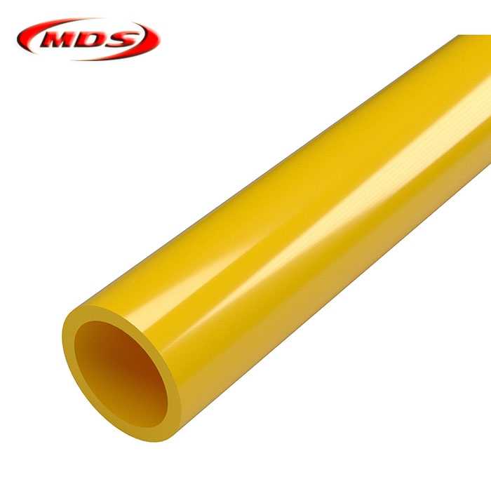 150 мм труба из ПВХ желтого цвета, стандарта 20