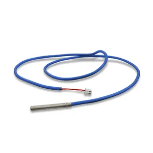 NTC 10k waterproof temperature sensor 5K thermistor 100K 50K 20K PTC 316L oil/corrosion resistant silicone shielded wire