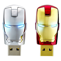 Flashdisk Logo Kustom Iron Man Usb Flashdisk Iron Man 1gb 2gb 4gb 8gb 16gb 32gb 64gb 128gb