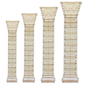 ABS Plastic 30cm x 370cm concrete square stripe pillars column molds for sale