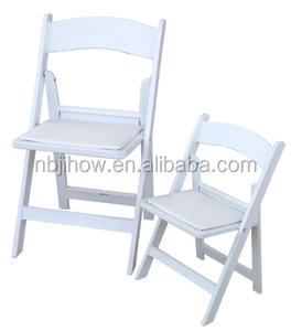 أمريكانا الأبيض مأدبة الزفاف البلاستيكية مقعد راتنج قابل للطي - Product Image 4