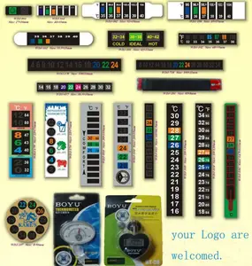 Different color LED aquarium thermometer for aquarium