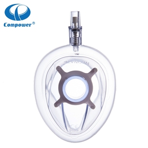 <span class=keywords><strong>Masque</strong></span> d'anesthésie en PVC jetable à usage <span class=keywords><strong>chirurgical</strong></span> Medic Supply avec clapet anti-retour - Product Image 3