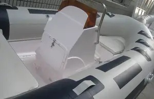 china de velocidad rígido barco inflable barco barco de la costilla con la consola de dirección motor fuera de borda