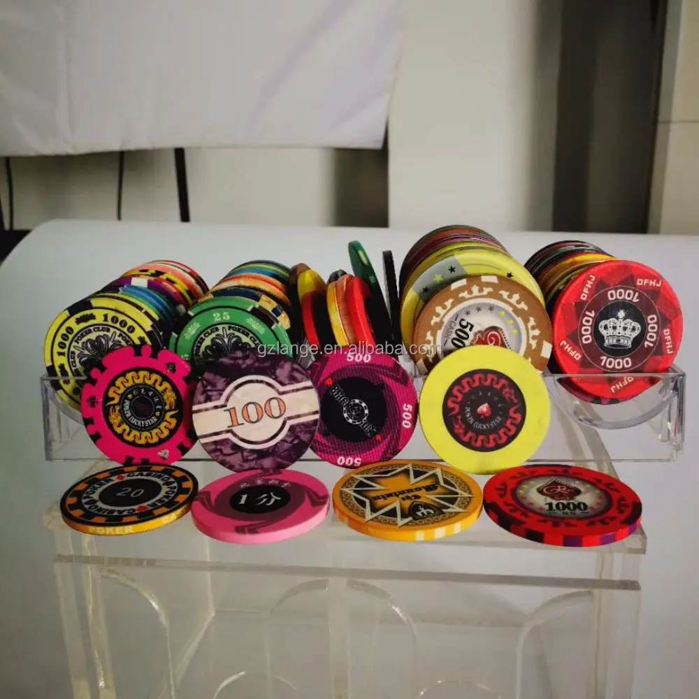 Ept Keramische Poker Chips Casino Kwaliteit Aangepaste Lege Keramische Chips