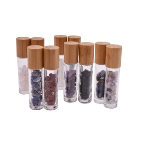 La migliore qualità <span class=keywords><strong>young</strong></span> live nature bamboo cap 10ml fancy gemstone jade roller bottles roll on bottle per profumo - Product Image 3