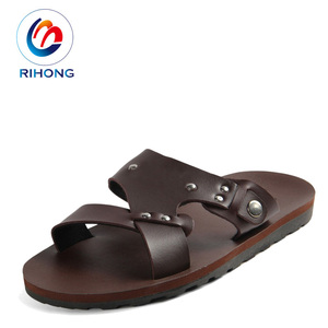 Günstige großhandel durable gefälschte lederband männer türkische pantoffel schuhe - Product Image 2