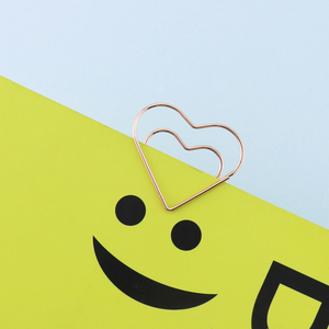 Rose Gold Hình Dạng Sáng Tạo Kim Loại Giấy Clip Cho Bullet Tạp Chí - Product Image 3