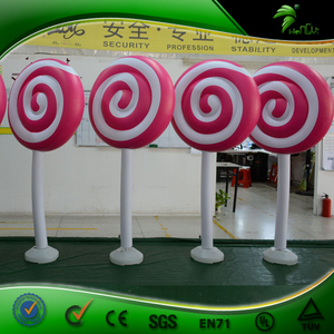 Aufblasbare Benutzerdefinierte Süßigkeiten Riesen Halterung Lollipop Ballon Surge Shop Förderung Aufblasbare Display - Product Image 1