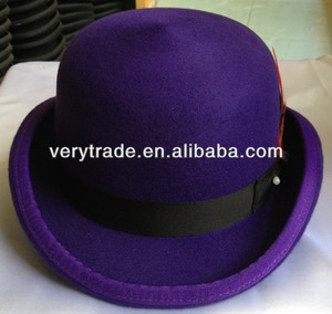 Cappello a Bombetta Charlie Chaplin da Uomo Viola - Product Image 2