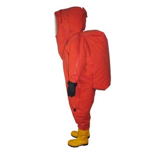 Trajes de Proteção Química Omniseal Vermelhos de Alta Resistência - Product Image 3