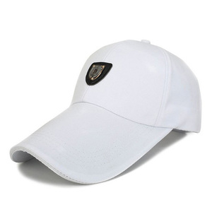 Cómodo parche De cuero de Estilo largo pico <span class=keywords><strong>camper</strong></span> sombreros hombres golf gorras de béisbol sin marca - Product Image 3