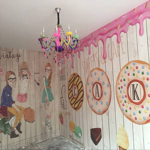 JYLIGHTING Lampadario di Cristallo Grande e Colorato dal Nuovo Design Moderno e Lussuoso per Camera da Letto da Ragazza o Principessa, Caffè, KTV e Bar - Product Image 6